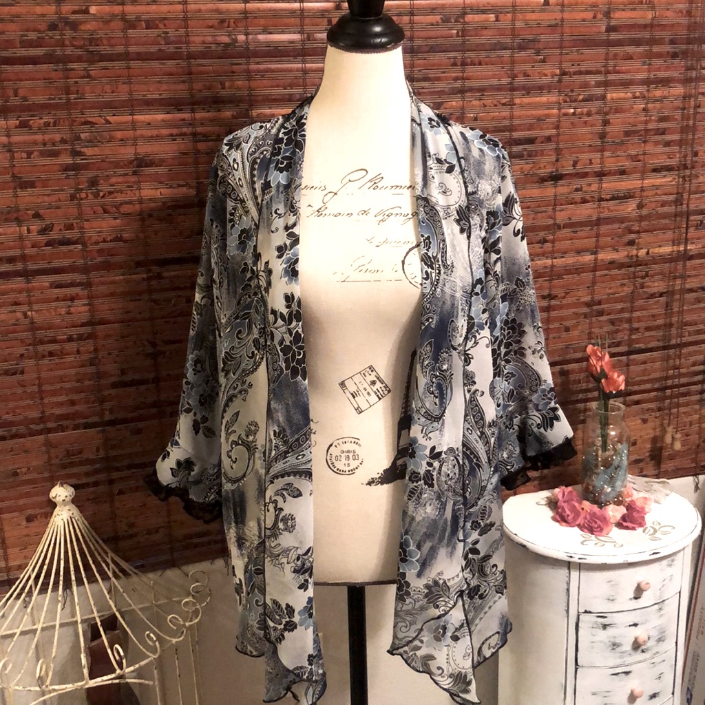 Salon Studio Semi Sheer Cardigan.